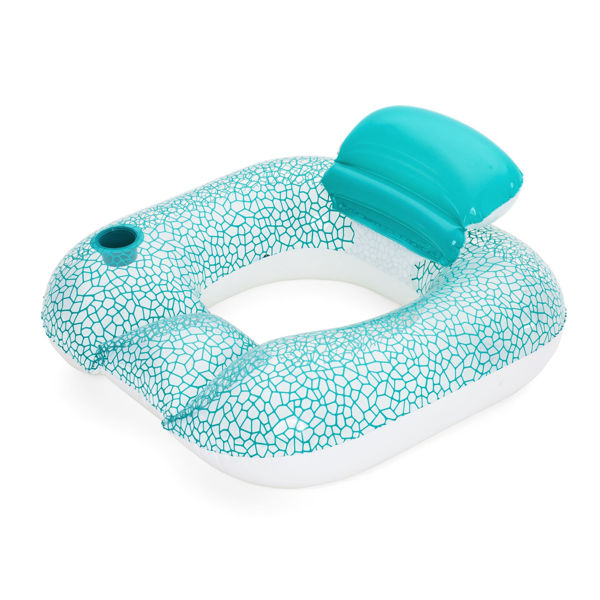 Imagen de Inflable flotador sillón con posavaso Bestway, en caja