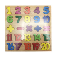 Imagen de Encastre de madera, letras-números