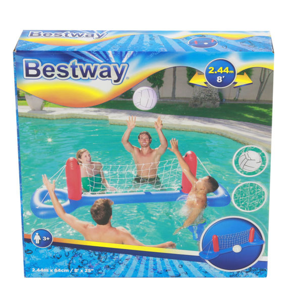 Imagen de Red De Voleibol Inflable Y Pelota Para Piscina Bestway