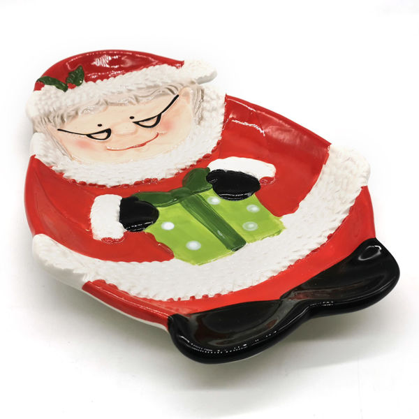 Imagen de Bandeja de cerámica diseño navideño, en caja, 2 diseños