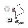 Imagen de Aro de luz 12 LED, con soporte para celular y pinza, en caja