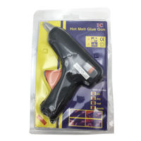 Imagen de Pistola de silicona grande, para barra de 7mmm, en blister
