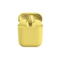 Imagen de Auriculares inalámbricos bluetooth V5.0, i12, AMARILLO