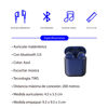 Imagen de Auriculares inalámbricos bluetooth V5.0, i12, AZUL