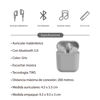 Imagen de Auriculares inalámbricos bluetooth V5.0, i12, GRIS