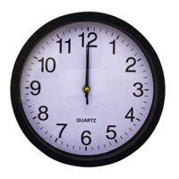 Imagen de Reloj de pared, 25cm de diámetro 2 colores, en caja