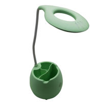 Imagen de Lámpara touch flexible, 16 led, recargable con cable USB, con portalápices y apoya celular, en caja, varios colores
