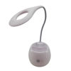 Imagen de Lámpara touch flexible, 16 led, recargable con cable USB, con portalápices y apoya celular, en caja, varios colores