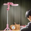 Imagen de Aro de luz 12 LED doble, con trípode extensible, adaptador para celular, 2 colores