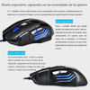 Imagen de Mouse óptico gamer ergonómico RGB X7 IMICE con cable, en caja