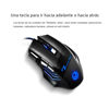 Imagen de Mouse óptico gamer ergonómico RGB X7 IMICE con cable, en caja