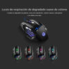 Imagen de Mouse óptico gamer ergonómico RGB X7 IMICE con cable, en caja