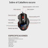 Imagen de Mouse óptico gamer ergonómico RGB X7 IMICE con cable, en caja