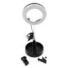 Imagen de Aro de luz LED con espejo, soporte para celular y organizador, USB en caja, 2 colores