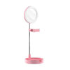 Imagen de Aro de luz LED con espejo, soporte para celular y organizador, USB en caja, 2 colores