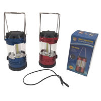 Imagen de Farol 36 led recargable, solar USB 3 pilasC, en caja 2 colores