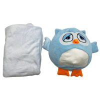 Imagen de Peluche búho, con manta para bebé, varios colores