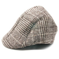 Imagen de Gorro de adulto, boina de paño con diseño cuadrillé, varios colores