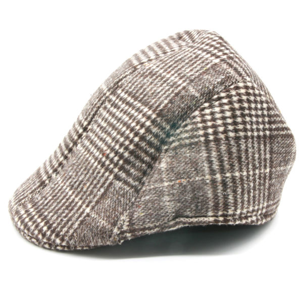 Imagen de Gorro de adulto, boina de paño con diseño cuadrillé, varios colores