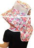 Imagen de Sombrero estampado para dama, con protector de cuello desmontable