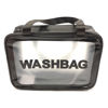 Imagen de Neceser de PVC transparente con 2 asas WASH BAG, varios colores