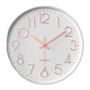 Imagen de Reloj de pared, 25cm de diámetro 2 colores, en caja