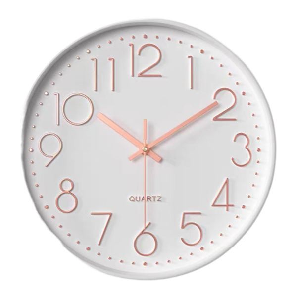 Imagen de Reloj de pared, 25cm de diámetro 2 colores, en caja