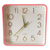Imagen de Reloj de pared, 25cm de lado 3 colores, en caja