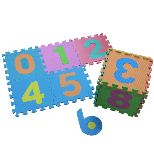 Imagen de Alfombra de goma EVA x10 diseño NUMEROS