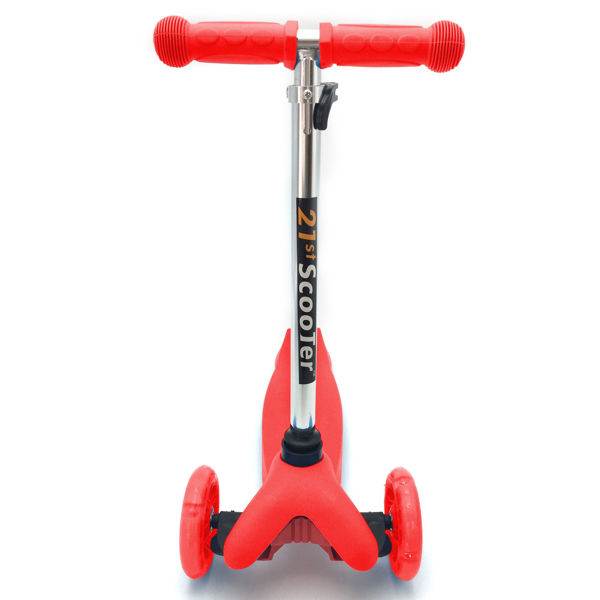 Imagen de Tripatín ruedas delanteras con luz, ROJO en caja