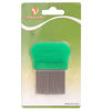 Imagen de Peine para piojos de metal, en blister, PACK x12