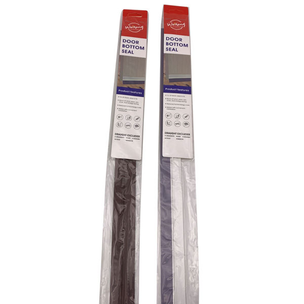 Imagen de Burlete para puerta barra demetal y goma, en bolsa varios colores