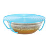 Imagen de Bandeja tapa estante patas plegable para microondas, varios colores