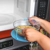 Imagen de Bandeja tapa estante patas plegable para microondas, varios colores