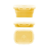 Imagen de Vianda recipiente de silicona plegable 300ml, apto para calentar en microondas, varios colores