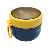 Imagen de Vianda recipiente de acero inoxidable con cuchara 500ml, varios colores