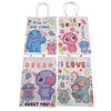Imagen de Bolsa de regalo chica, en papel opaco, PACK x12, diseños surtidos