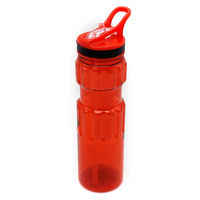 Imagen de Botella deportiva de plástico, con sorbito retráctil, 700ml, con porta hielo,varios colores