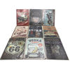 Imagen de Cuadro chapa de metal, rectangular, con diseños surtidos, en bolsa