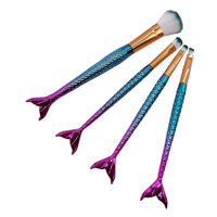 Imagen de Pincel de maquillaje x4, en bolsa varios colores