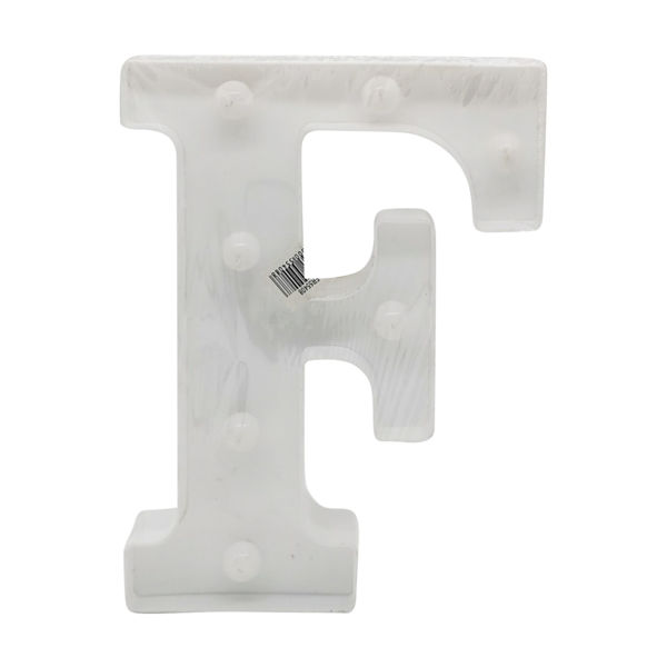 Imagen de Lámpara led letra F 7 led, 2AA