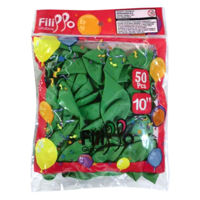 Imagen de Globo 10" FILIPPO verde oscuro, bolsa x50