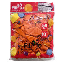 Imagen de Globo 10" FILIPPO anaranjado, bolsa x50