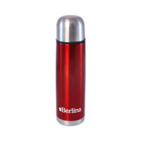 Imagen de Termo 500cc bala color ROJO, pico botón, base antideslizante, Berlina