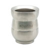 Imagen de Mate 140ml Berlina PLATEADO, doble pared de acero inoxidable en caja