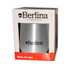 Imagen de Mate con tapa 220ml Berlina PLATEADO, doble pared de acero inoxidable en caja