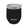 Imagen de Mate con tapa 220ml Berlina NEGRO, doble pared de acero inoxidable en caja