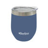 Imagen de Mate con tapa 220ml Berlina AZUL, doble pared de acero inoxidable en caja