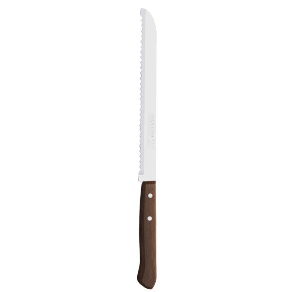 Imagen de Cuchilla 8¨ en blister para pan mango de madera, UNIVERSAL MARTINAZZO