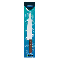 Imagen de Cuchilla 9¨ carne acero carbono mango de madera, UNIVERSAL MARTINAZZO en blister